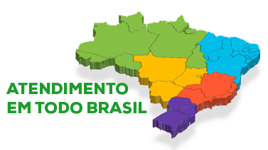 Atendimento em todo Brasil